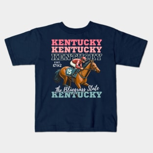 Kentucky The Bluegrass State Kids T-Shirt